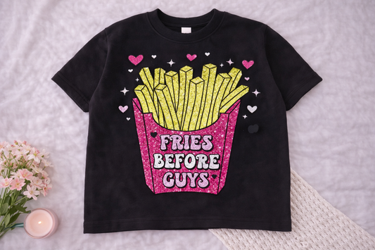 Fries B4 Guys Adult Tee